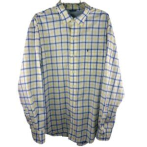 Izod Men's Relaxed Classic Plaid Shirt Size: XL